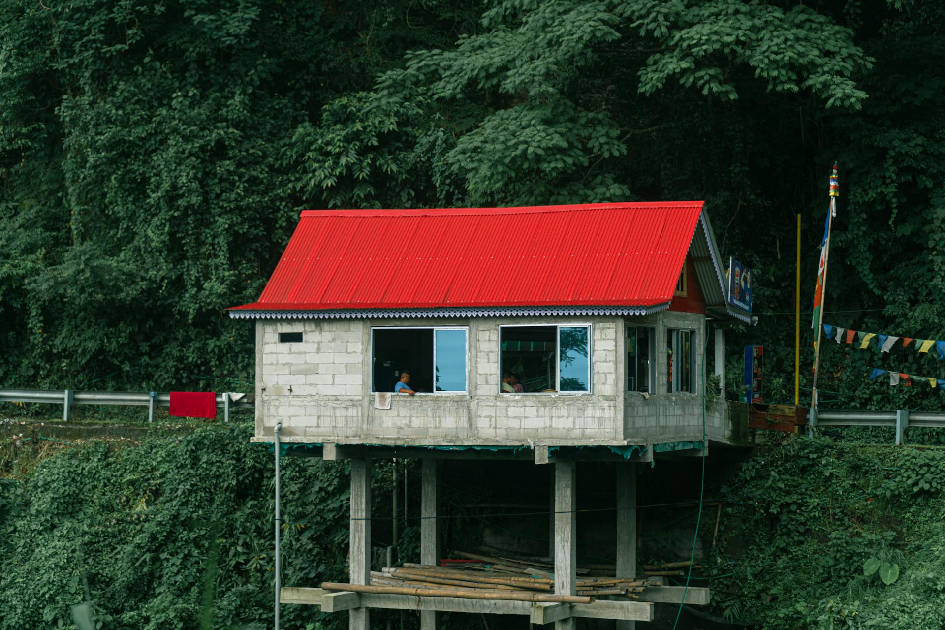Doi Mae Salong Stilt House in the North of Thailand
